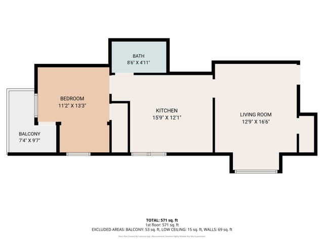 Floor plan for 1531 Lafayette St #1