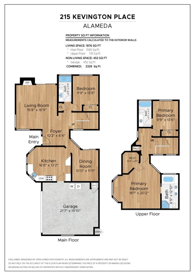 Floor plan for 215 Kevington Place