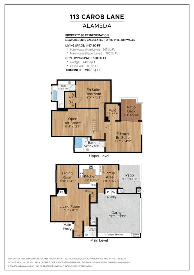 Floor plan for 113 Carob Lane