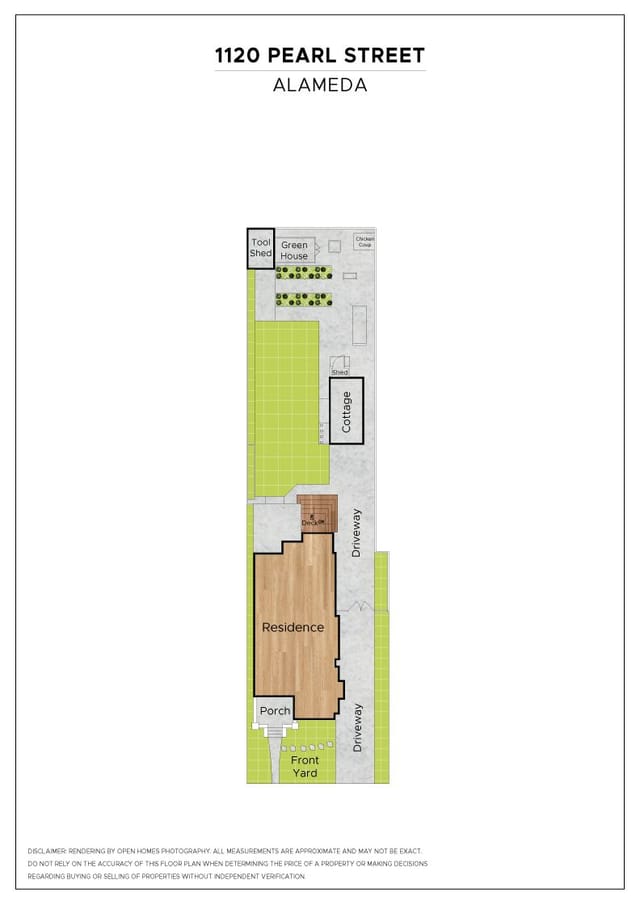 Floor plan for 1120 Pearl Street