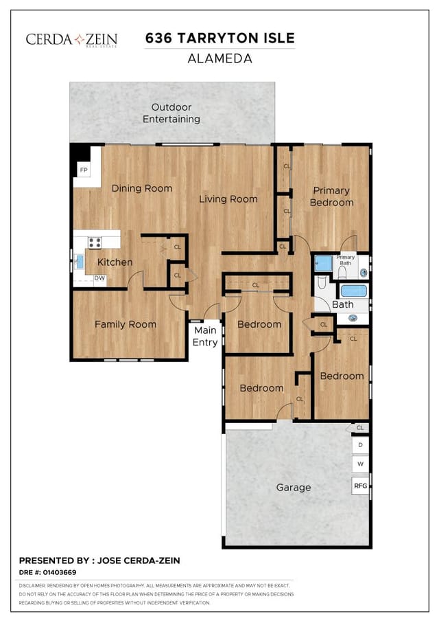 Floor plan for 636 Tarryton Isle