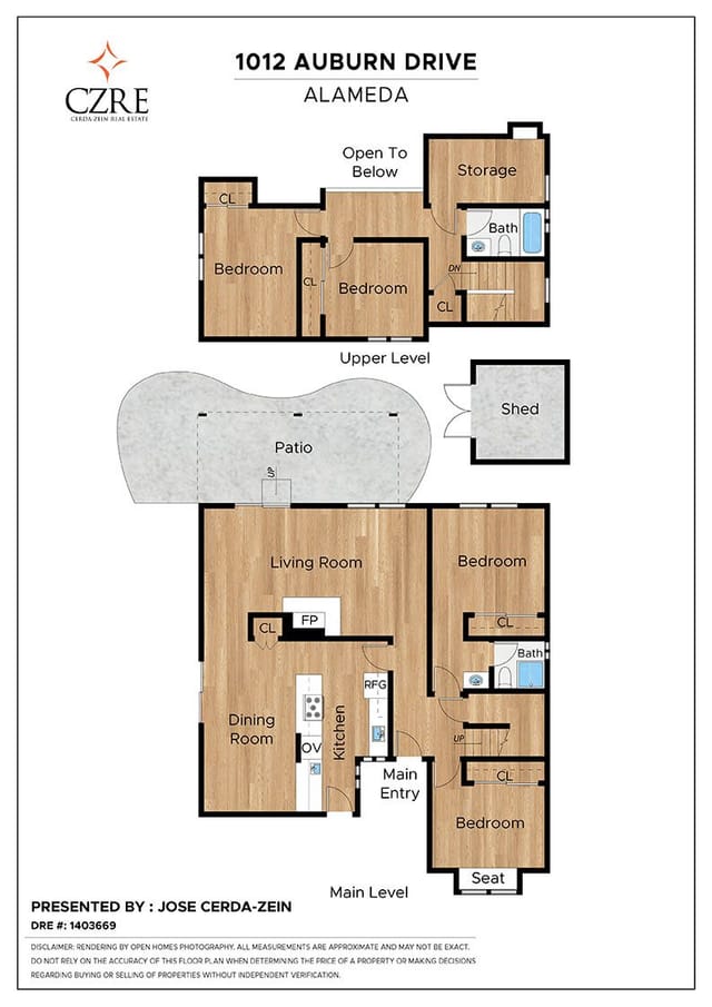 Floor plan for 1012 Auburn Drive