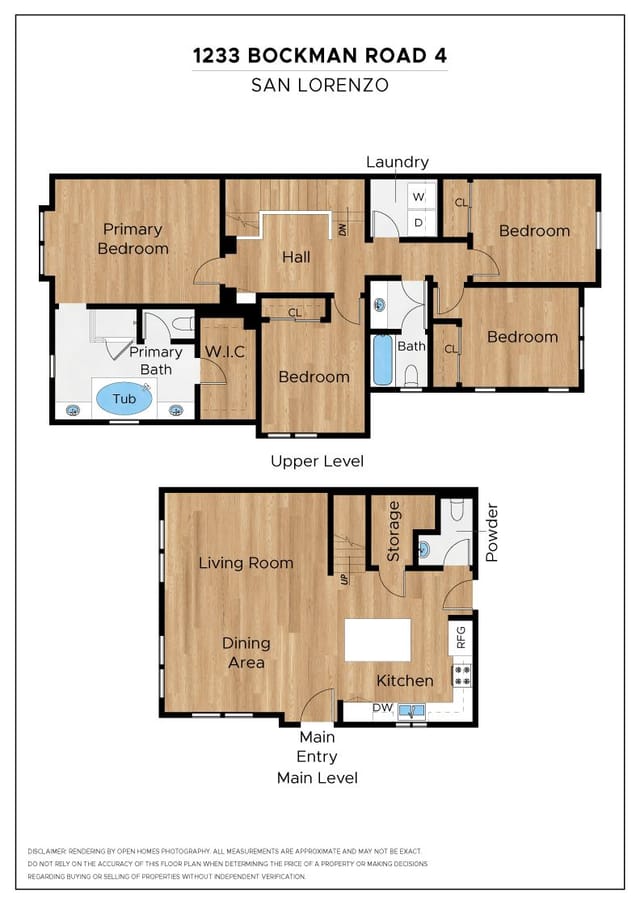 Floor plan for 1233 Bockman Road #4