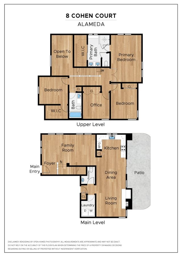 Floor plan for 8 Cohen Court