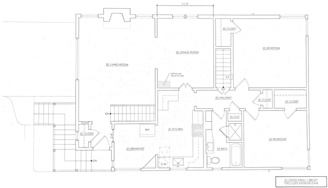 Floor plan for 2828 Windsor Drive
