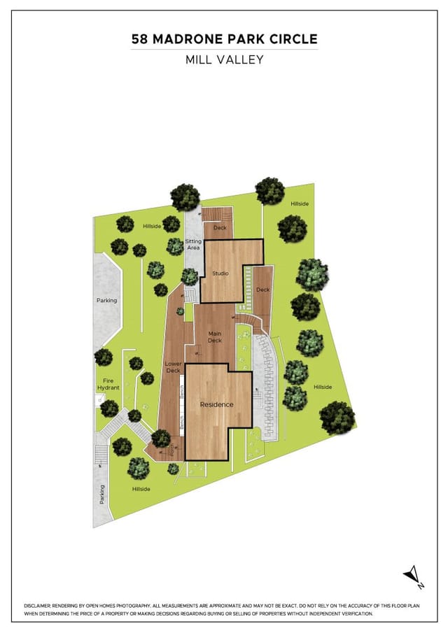 Floor plan for 58 Madrone Park Circle