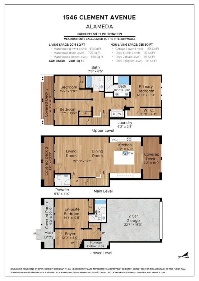 Floor plan for 1546 Clement Avenue