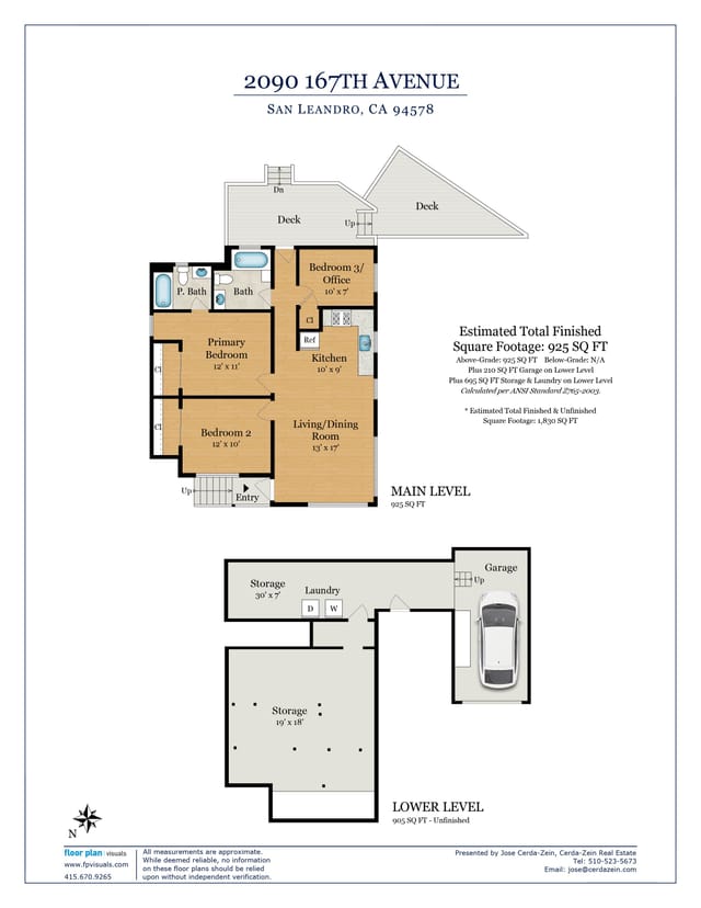 Floor plan for 2090 167th Avenue