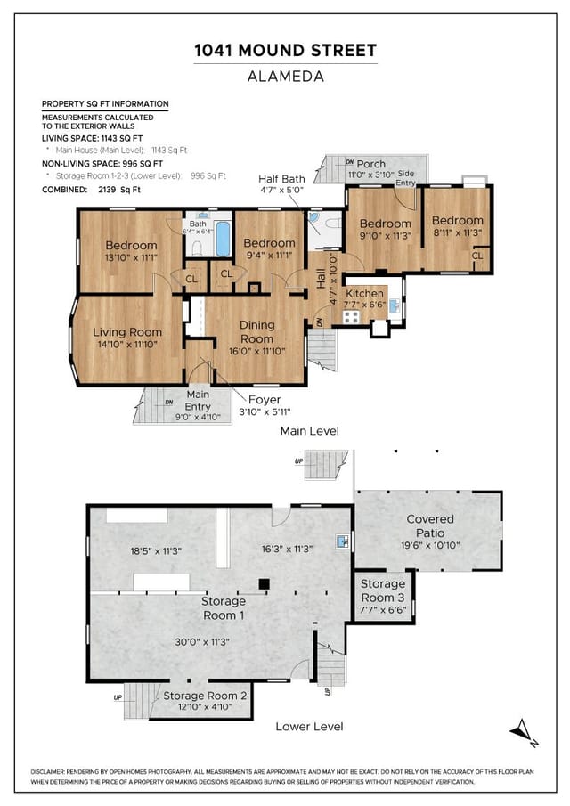 Floor plan for 1041 Mound Street