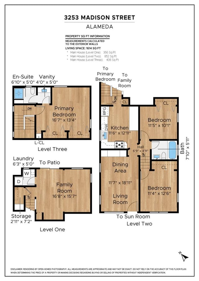 Floor plan for 3253 Madison Street