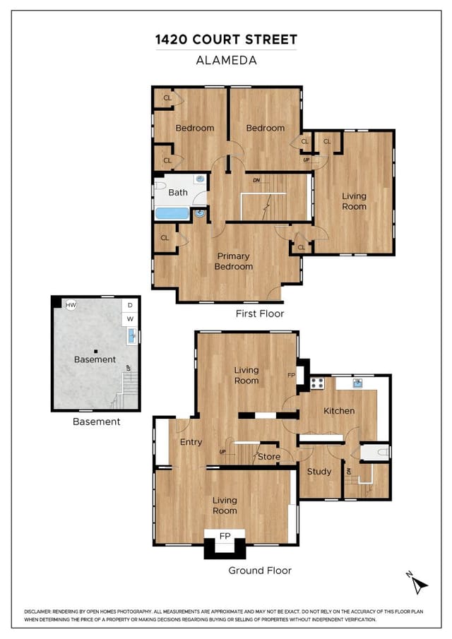 Floor plan for 1420 Court Street