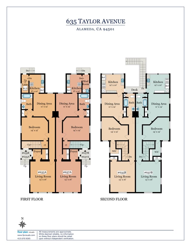 Floor plan for 635-37 Taylor Avenue