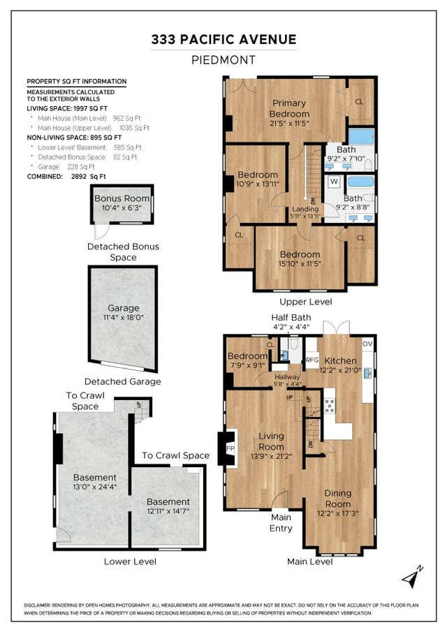 Floor plan for 333 Pacific Avenue