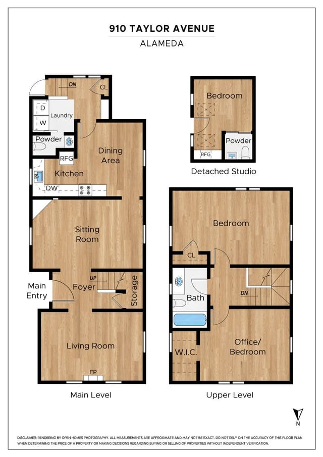 Floor plan for 910 Taylor Avenue