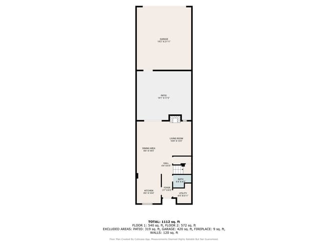 Floor plan for 1105 Fontana Drive