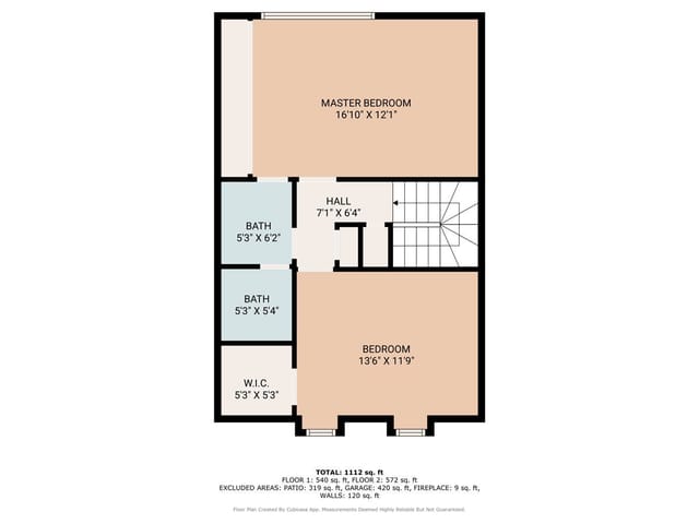 Floor plan for 1105 Fontana Drive
