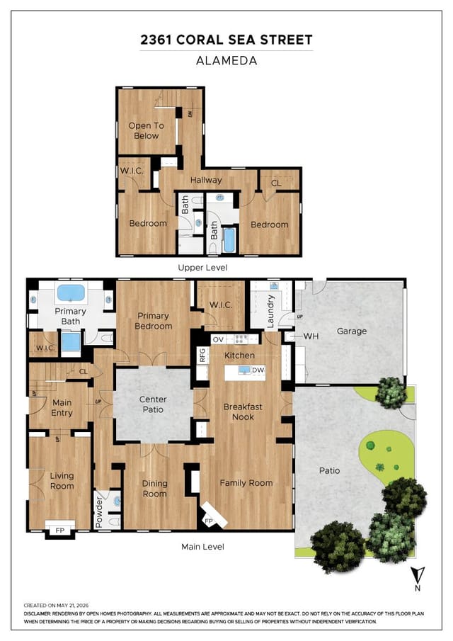 Floor plan for 2361 Coral Sea St