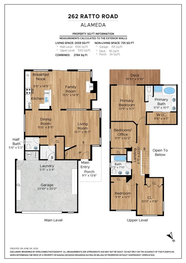 Floor plan for 262 Ratto Rd